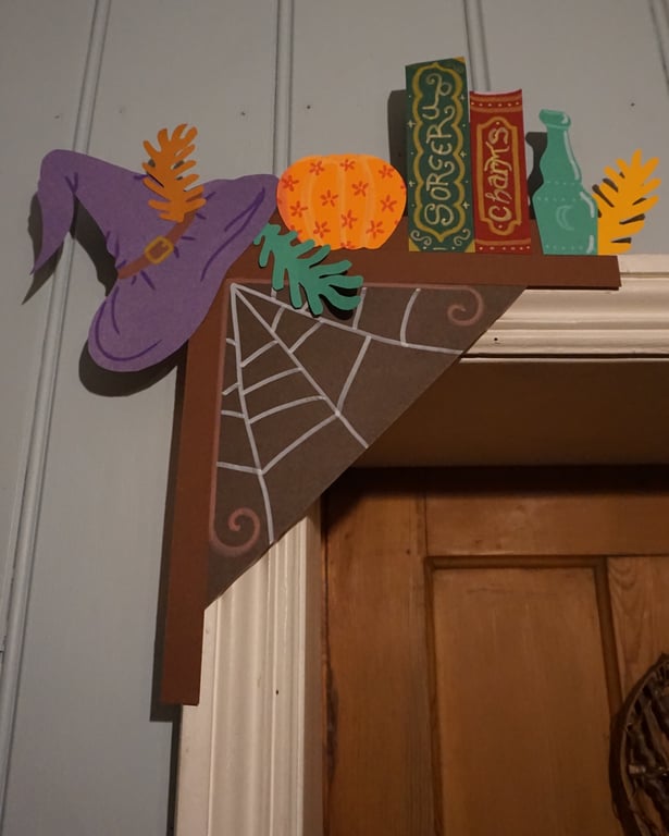 Hand made Halloween or Autumn corner decoration