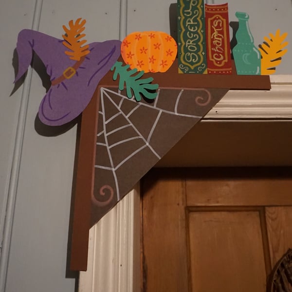 Hand made Halloween or Autumn corner decoration