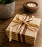 Handmade set of wooden coaster , Ash, Sapele & Maple