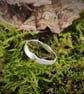 Sterling silver irregular band ring - Image 5