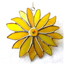 Yellow Flower Stained Glass Suncatcher Handmade 008 Sunflower