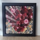 Personalised Paper Flower Shadow Box