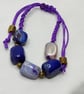 Purple Agate & Bronze Bracelet - Image 5