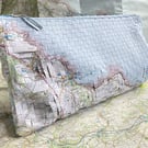 Topographia Runswick Bay Handwoven Zipped Pouch