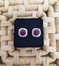 Pretty Mulberry Pink Stud Earrings - Image 2