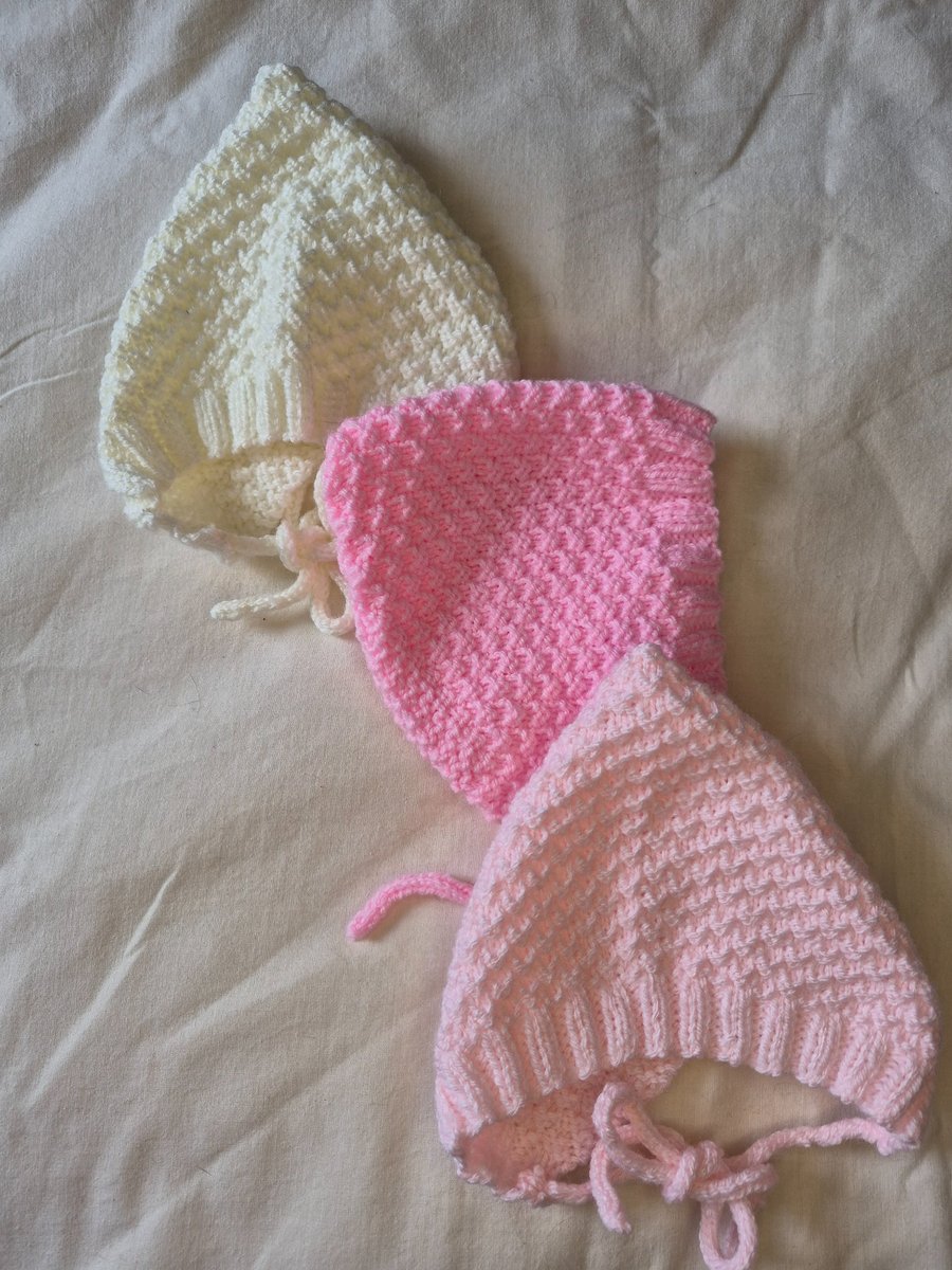 Mossy Baby Pixie Bonnets