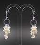  Natural cream freshwater pearl earrings, natural pearl drops, pearl jewelry  - Image 9