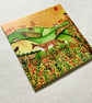 Autumn Fields, blank greetings card - Image 2