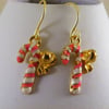 Christmas Candy Cane Earrings