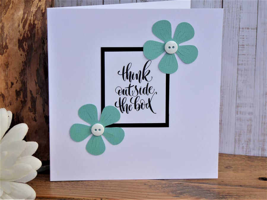 C3111    Handmade Card       Think outside the box