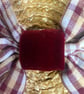  Dog Bow. Check with Velvet middle piece. Fan Design. - Image 2
