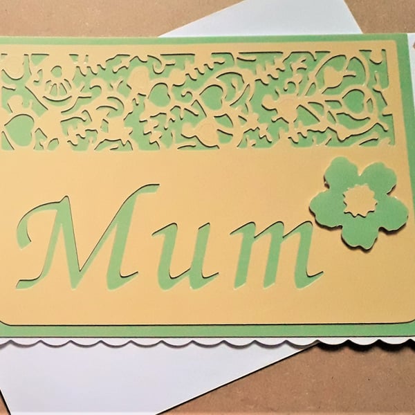 Mother’s Day Card - yellow and green
