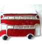 London Bus Suncatcher Stained Glass Red Double Decker - Image 4