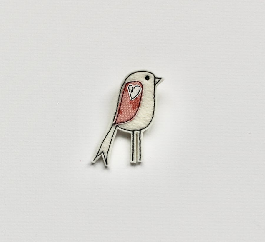 Birdie' - Handmade Brooch