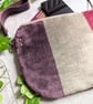 Clutch or Pouch Bag - Chenille Large Pouch Bag with Detachable Leather Strap - Image 8