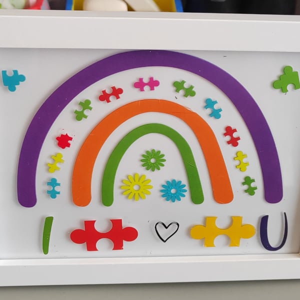 Autism Themed Frame 