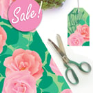 Summer Seconds: Pink Roses - Eco Friendly, Compostable, Gift Wrap