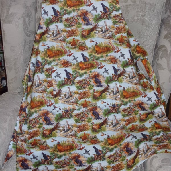 Adult Apron with Game Birds