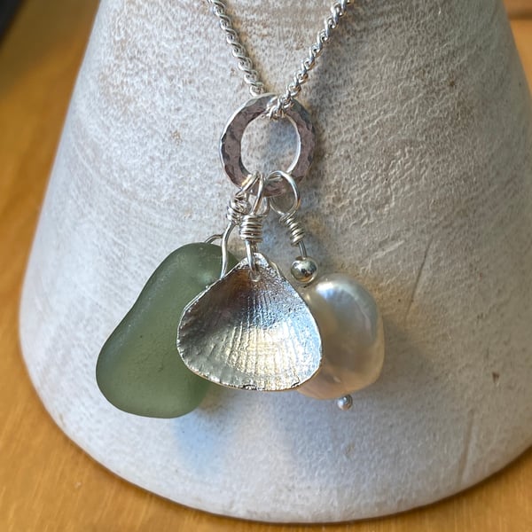 Sterling Silver 'Sea Charm' pendant