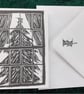 Christmas Card with Christmas Tree in Window - Image 2