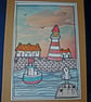 Quirky art, handmade paper collage Seaside postcards perfect for sending a smile - Image 6