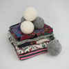 Dryer balls, Set of 3 eco-friendly felt dryer balls