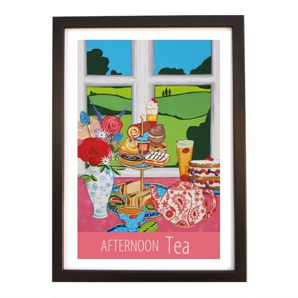 "Afternoon Tea" print by Susie West