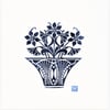 Pot of Flowers Lino Print