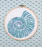 Ammonite Embroidery Kit - Hand Embroidery Kit - Image 4