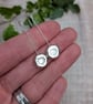 Sterling Silver Daisy Pebble Long Earrings - JBJ1112