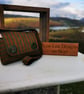 Harris Tweed crossbody bag with Glass handmade buttons  - Image 4