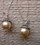 Pearl Bead Earrings - Image 2