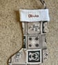 Personalised Christmas Stocking, Patchwork Christmas Stocking, Handmade in UK - Image 2