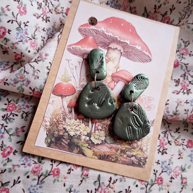 CLEARANCE! polymer clay earrings handmade- reduced-no 33