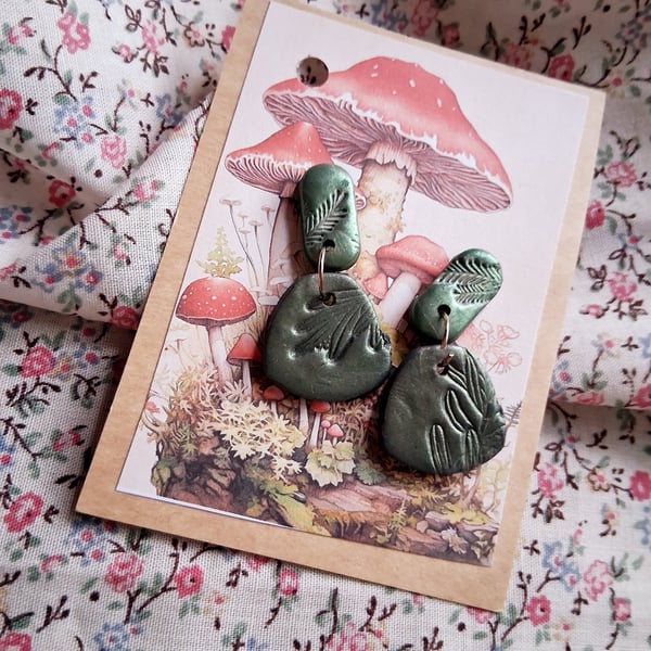 CLEARANCE! polymer clay earrings handmade- reduced-no 33