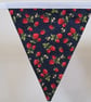 Blue Background Strawberry Bunting - Image 3