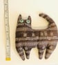 Guitar Tab Bookmark Book Buddy Page Saver Weighted Fabric Cat