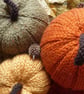 Knitted pumpkins (3) - Autumn wedding decor - Wool squashes - Image 3