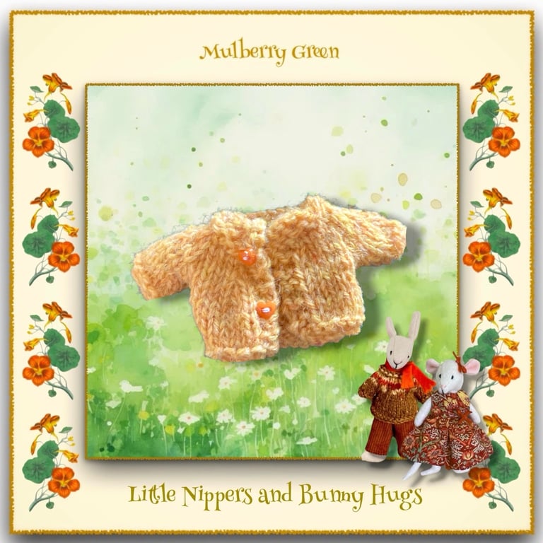 Little Nippers and Bunny Hugs Buttercup Yellow Cardigan 