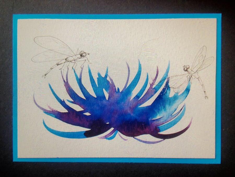 Flowers and Insects Greetings Cards