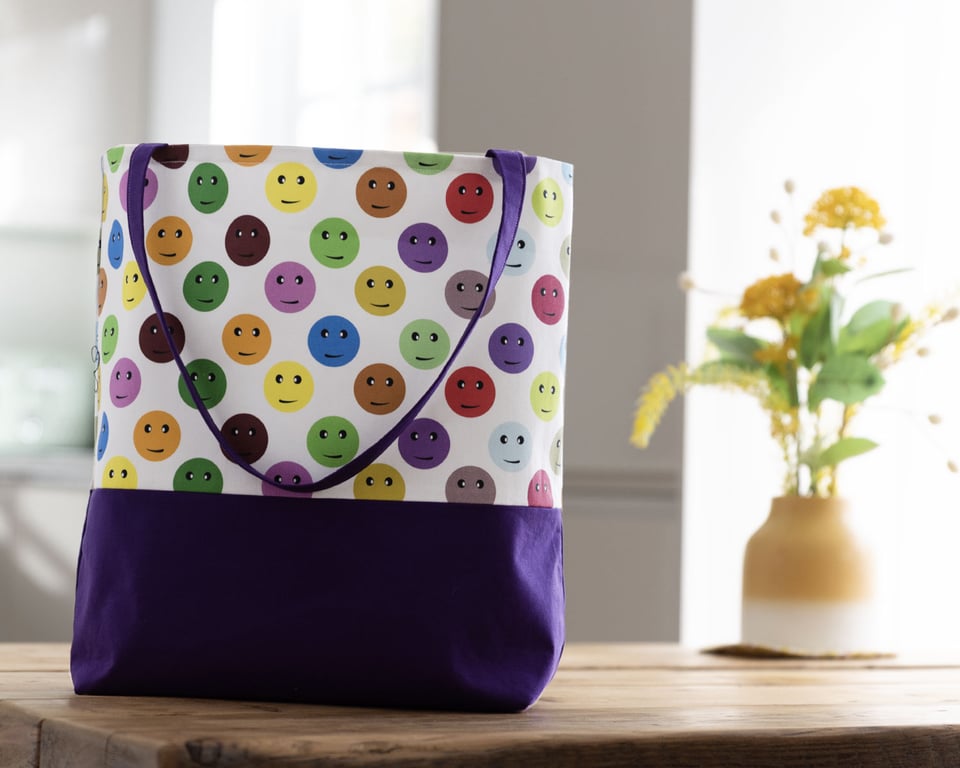 Women's Tote Bag-Handmade. Beach Bag. Shopper Bags. Stylish Tote Bag-TB22