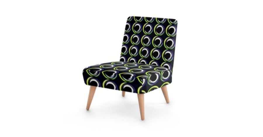 "RETRO" OCCASIONAL CHAIR; HANDMADE AND RESPONSIBLY SOURCED BEECH WOOD.