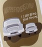 Father's Day Card, Car Lovers, Modern Calligraphy, Greeting Card, Cars - Image 3