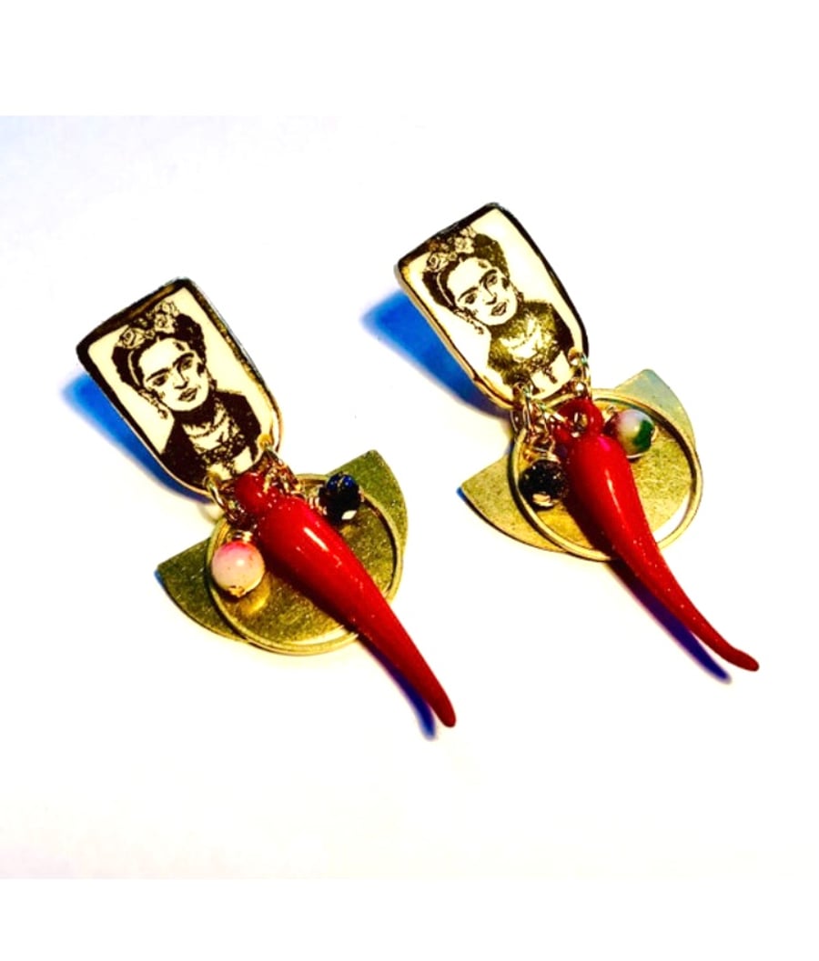 Frida kahlo earrings