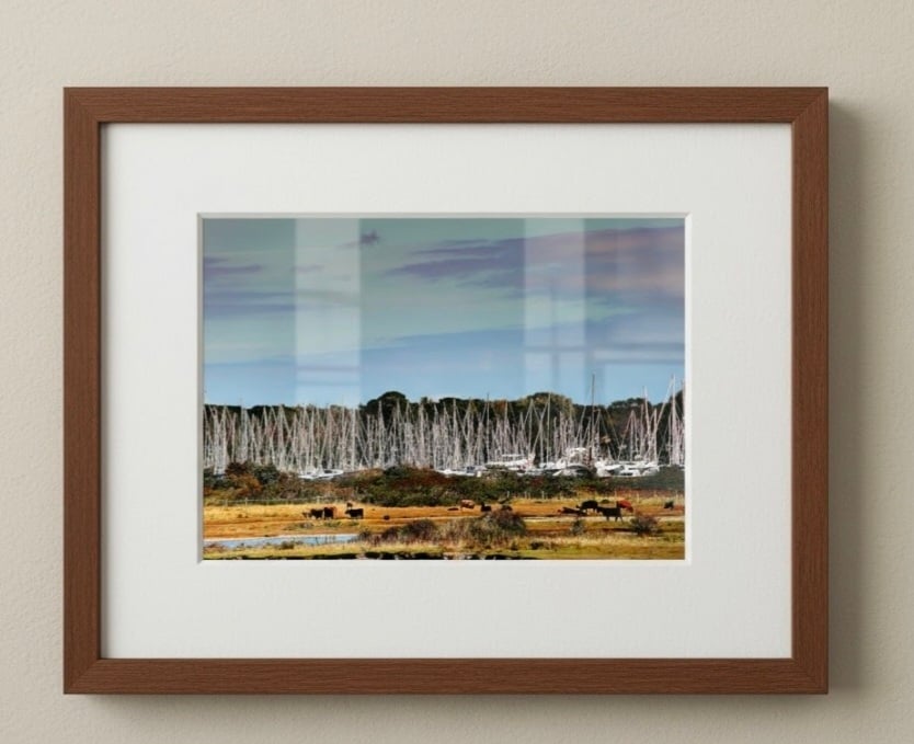 Lymington New Forest Print – Nature Reserve & Marina Wall Art