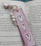 Wooden Bookmark Christmas Racoon  - Image 2