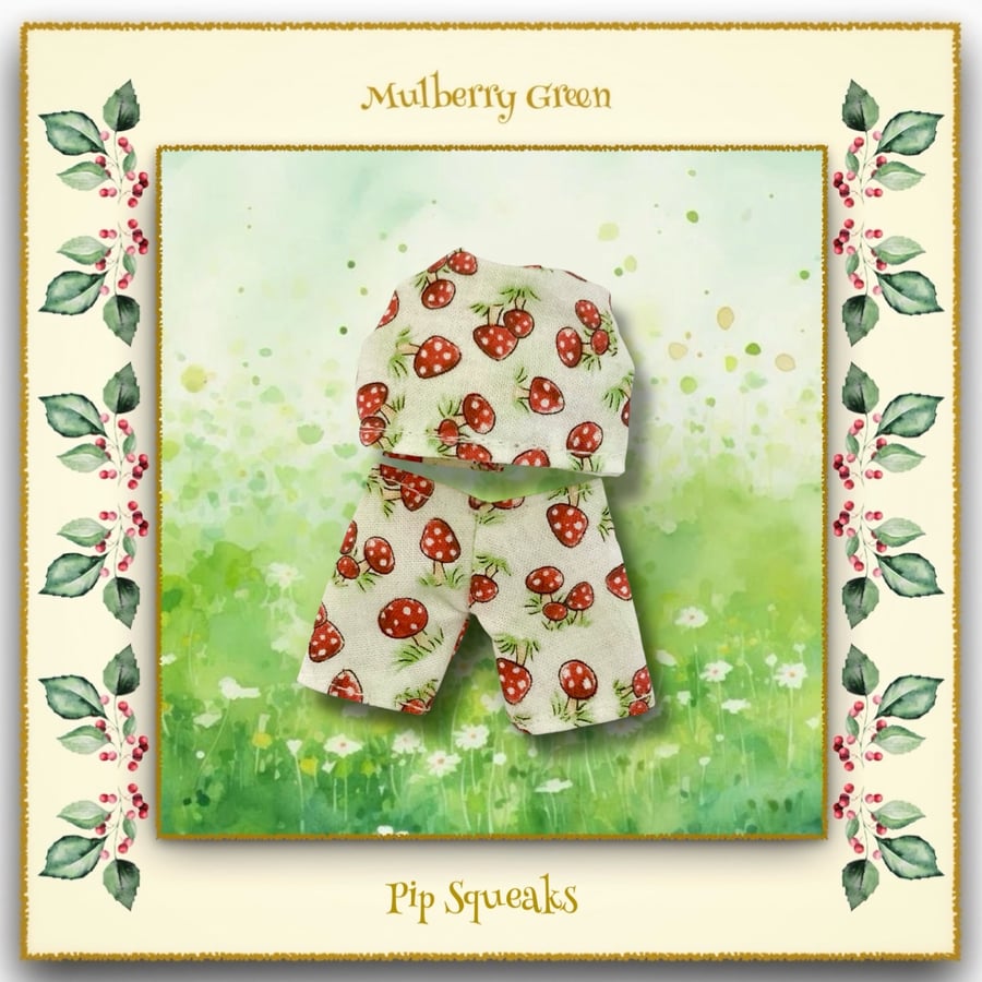 Pip Squeak Toadstool Pyjamas