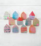 Wooden House Pin Badge, House Brooch, House Pin - Image 3