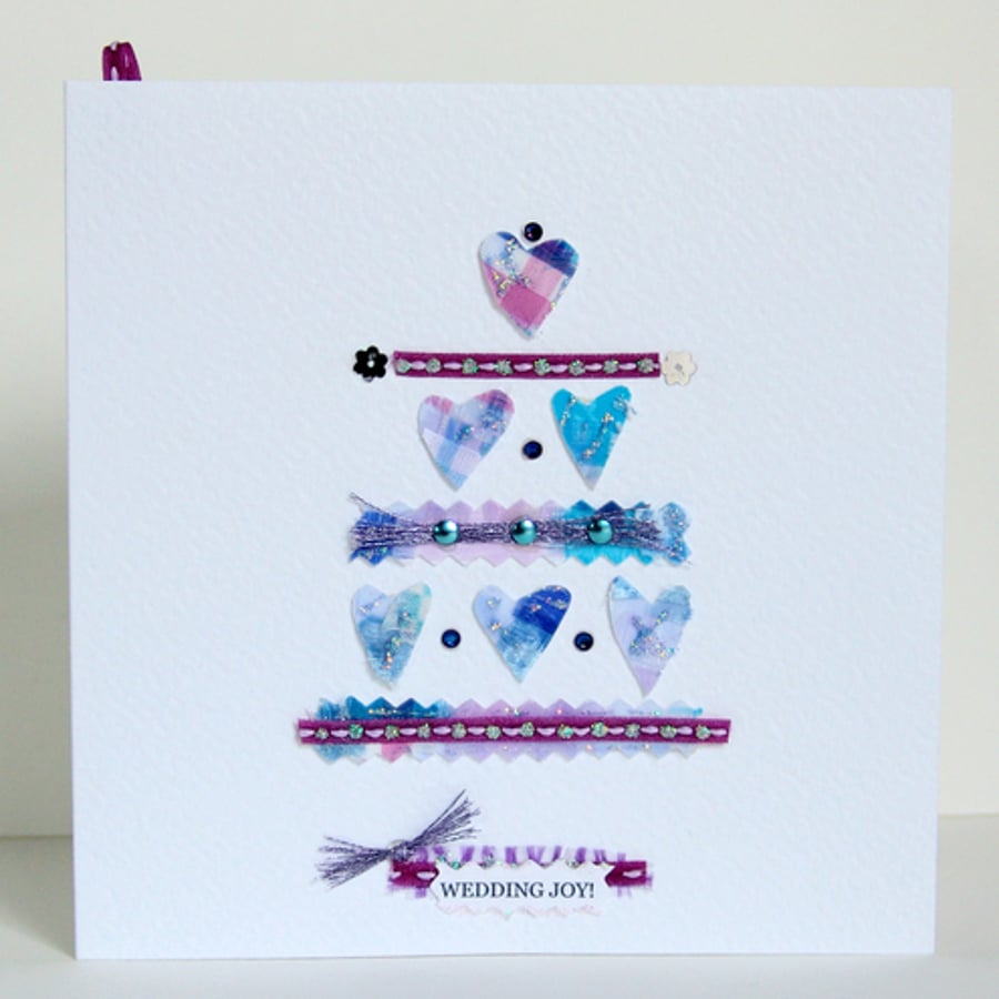 'Buttons & Bows' Wedding Greeting Card