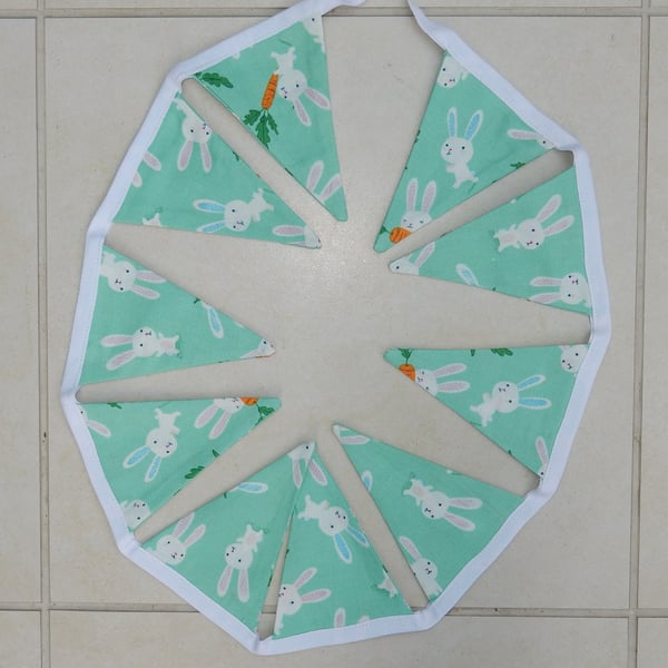 Mini bunting rabbits Easter or nursery